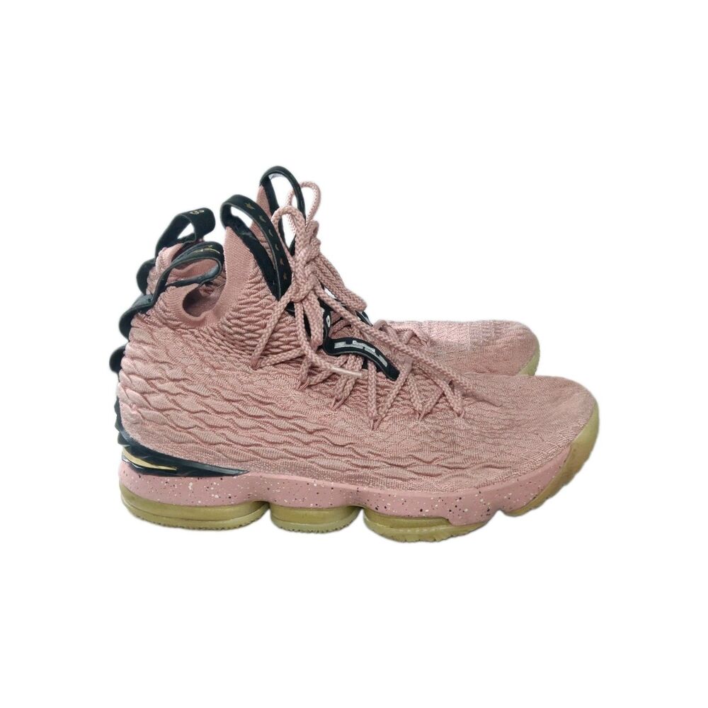 Nike LeBron 15 Hollywood Shoes Mens Size 10.5 Sneakers Rust Pink